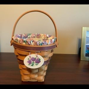 Longaberger “May Series” Lilac Basket
